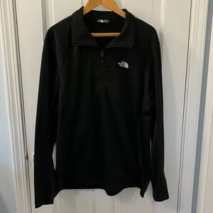 The North Face quarter-Zip black men’s long sleeve Pullover jacket XL regular
